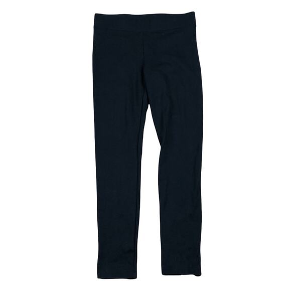 CABI Black Ankle Zip Pull On Legging Pants Size Small Stretchy Zippers S - Picture 1 of 7